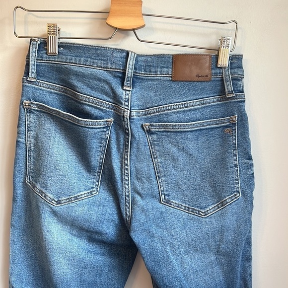 Madewell 9” Mid Rise Skinny Crop Jeans Dewey Light Wash SZ 27 - Picture 6 of 8